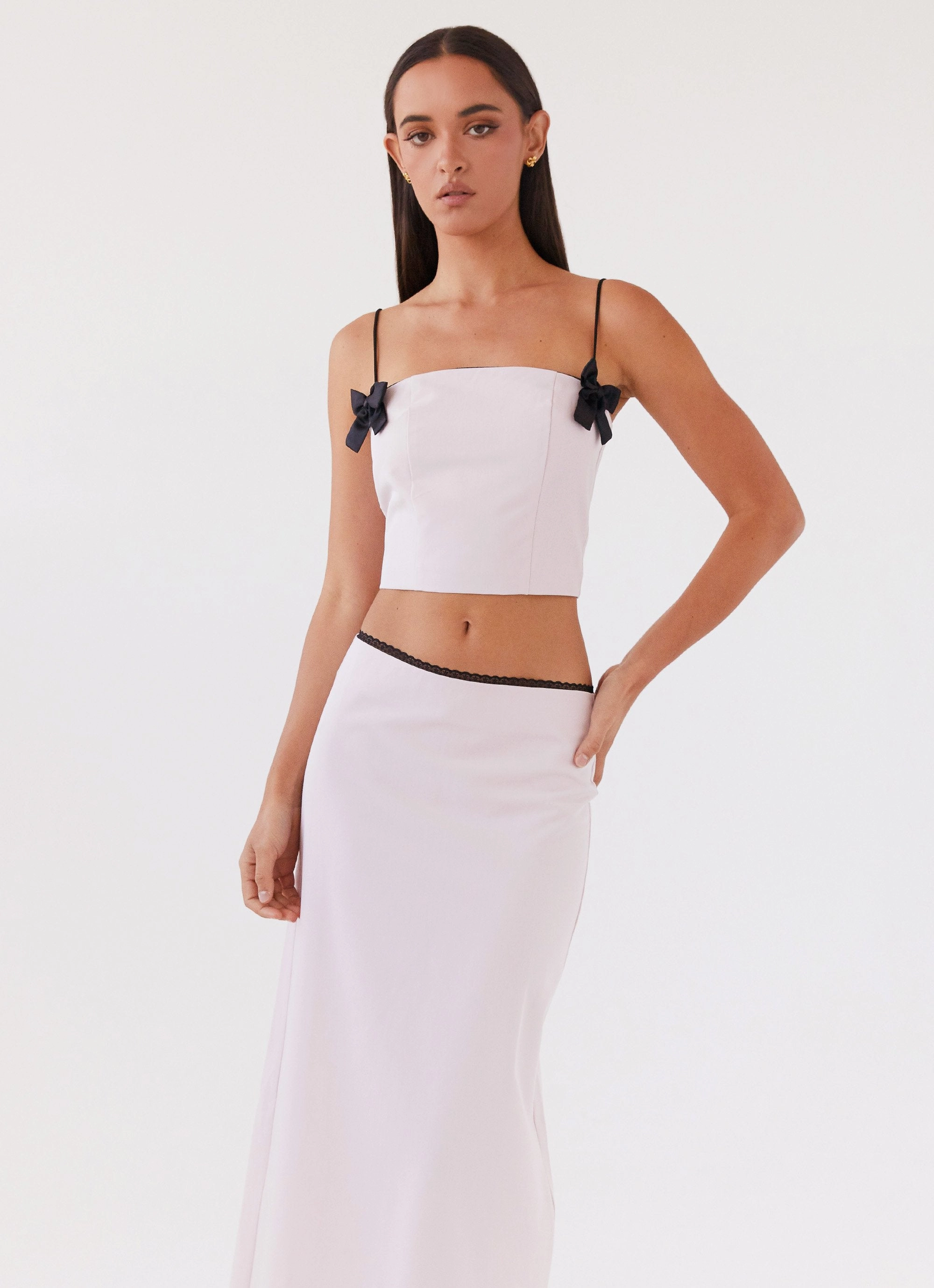 Soft Fleece Rushing Back Crop Top - Mauve