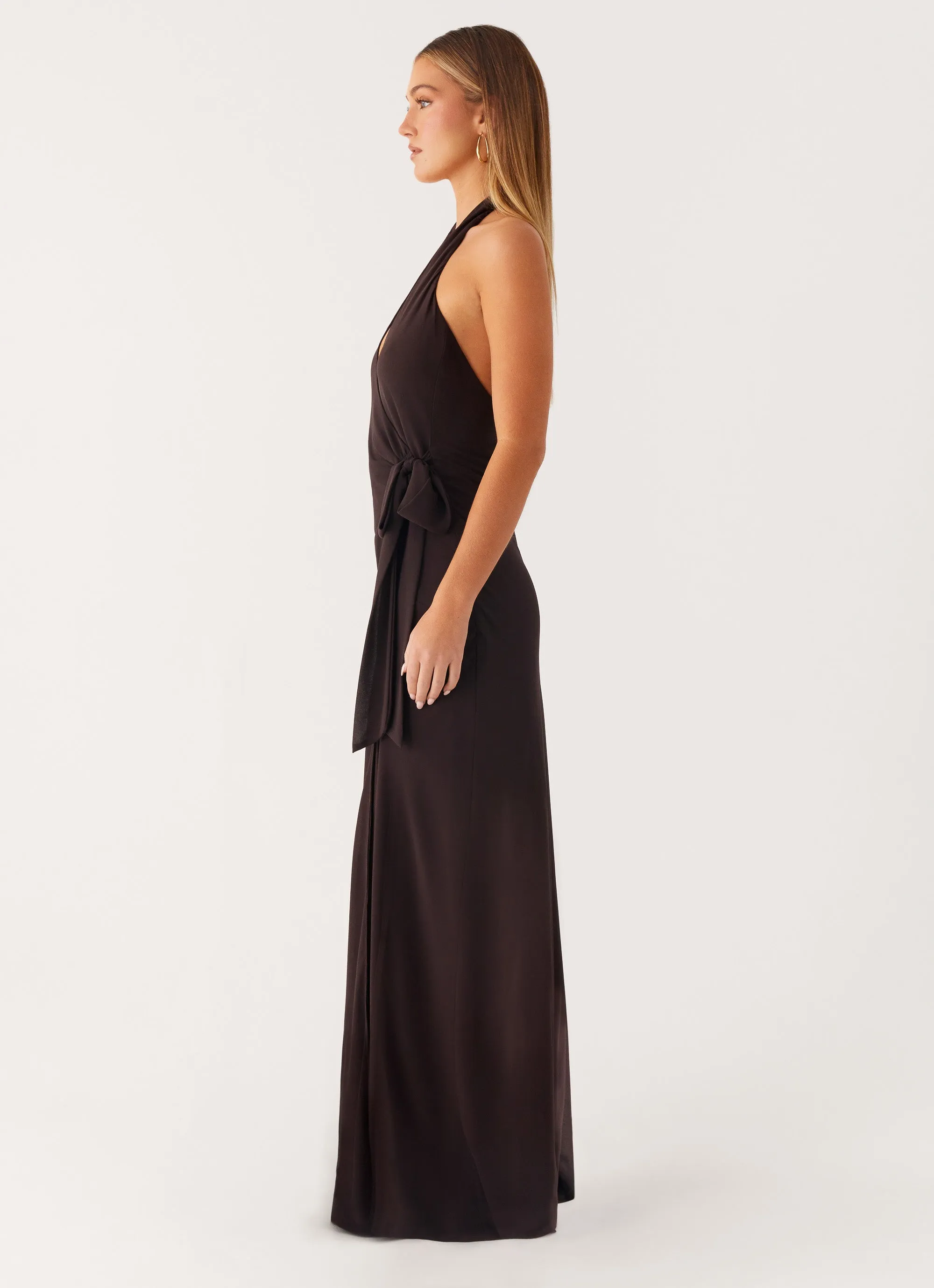So Chic Maxi Dress - Cool Chocolate Smart Shape