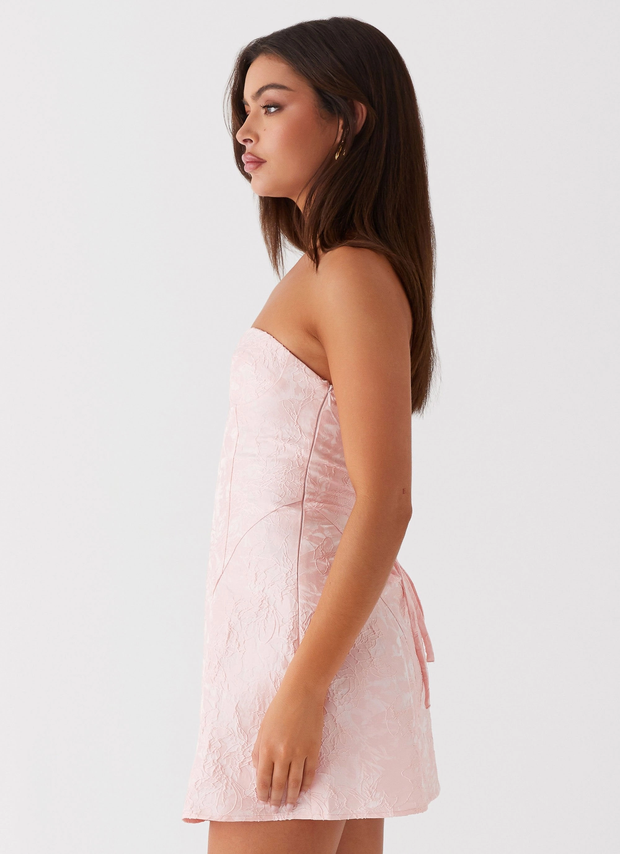 So Stylish Mini Dress - Pink Romantic Hour Light Base