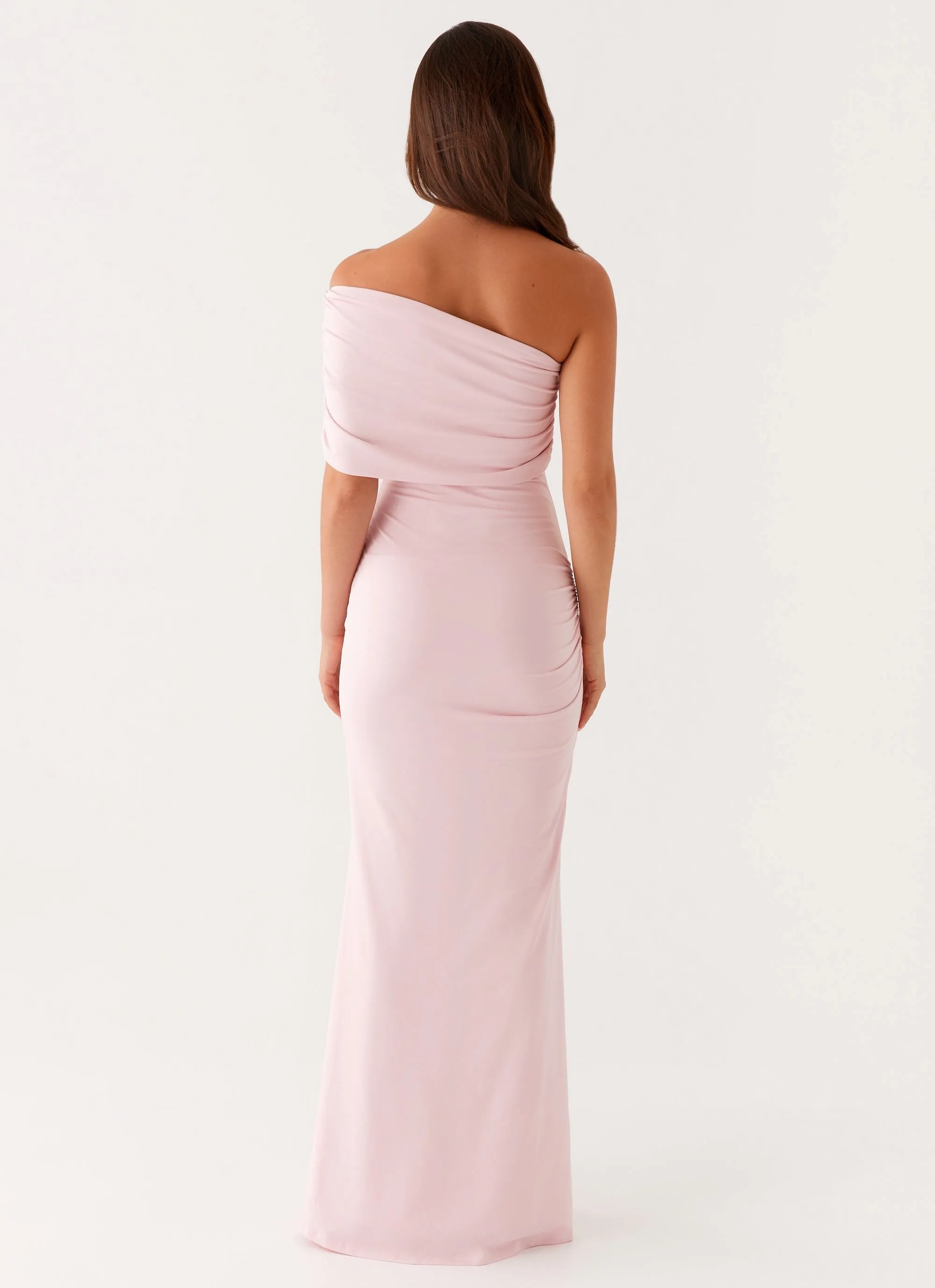 Chic Direction Socialite Maxi Dress - Pink
