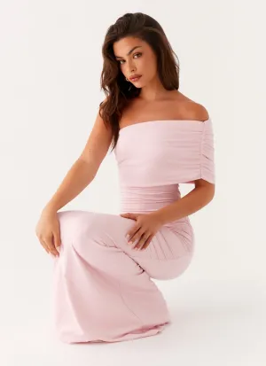 WrinkleResistantFinish Seamless Finish Socialite Maxi Dress - Pink