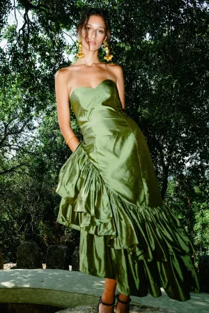 Peacock Dress Romantic date dress