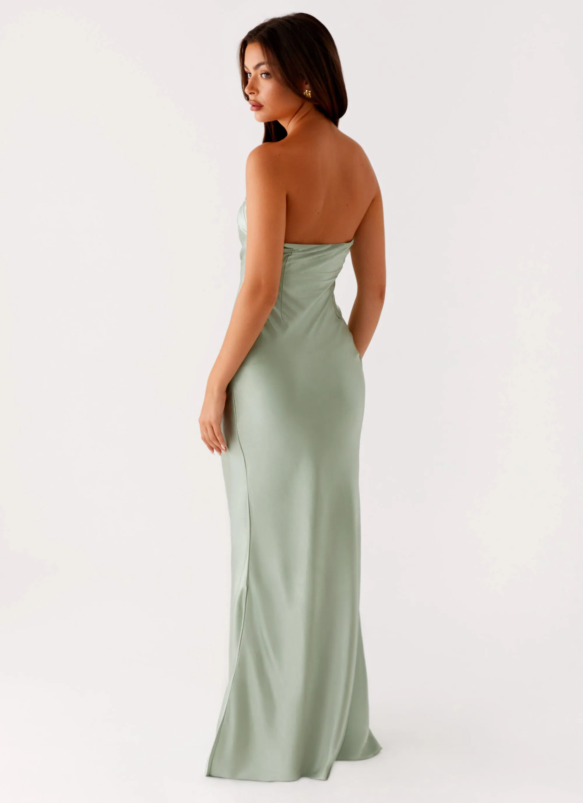 Monte Carlo Maxi Dress - Sage Delicate Tone Minimal Tone