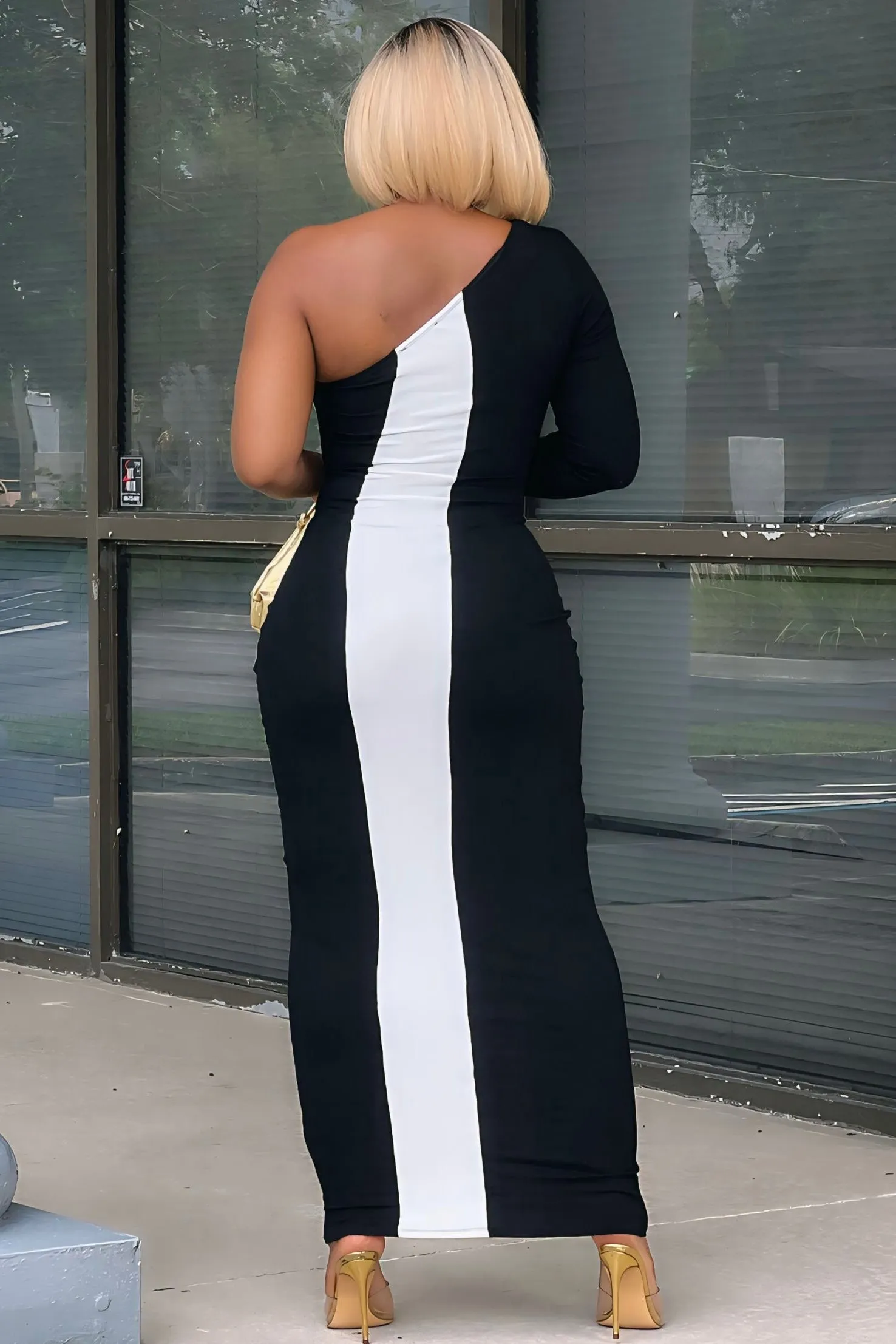 Relax Tones Breathable Feel Lauryn Sexy Cut Outs Maxi Dress
