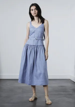 MAGNOLIA MIDI DRESS - STEEL Fashionable Design
