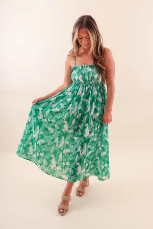 Layering Comfort Modern Layers Garden Romance Midi Dress