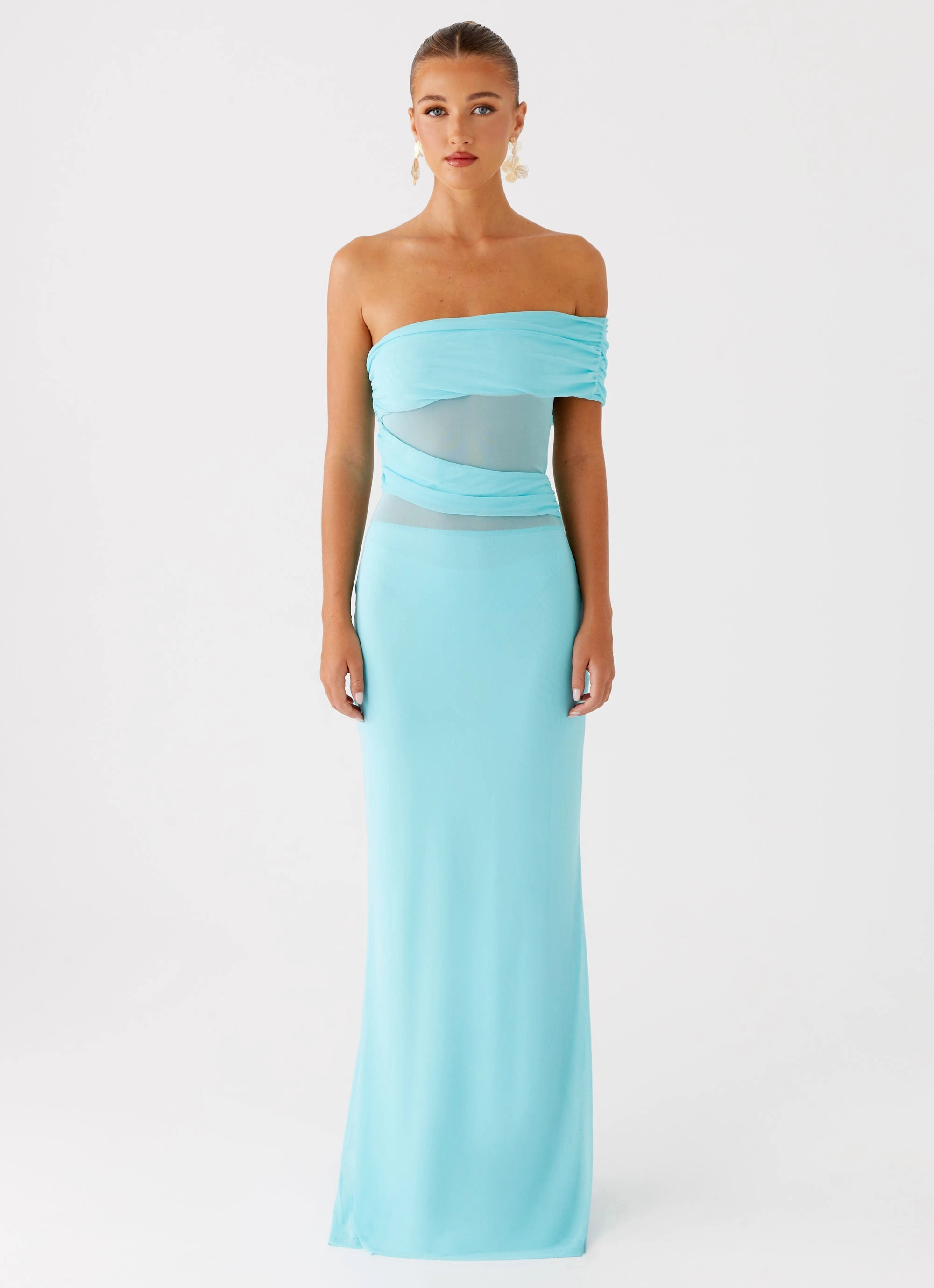 Layer Light Lumi Maxi Dress - Turquoise