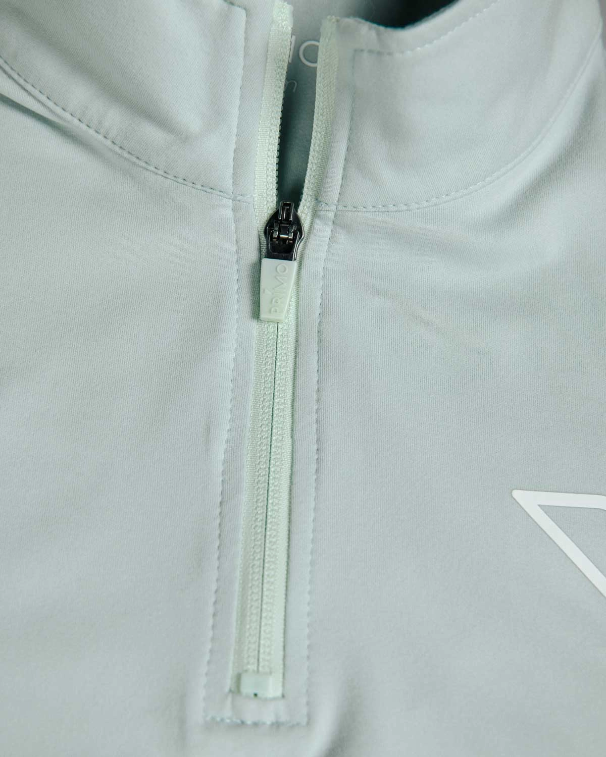 Soft Green HyFlyers Quarter Zip Layered Panel Construction
