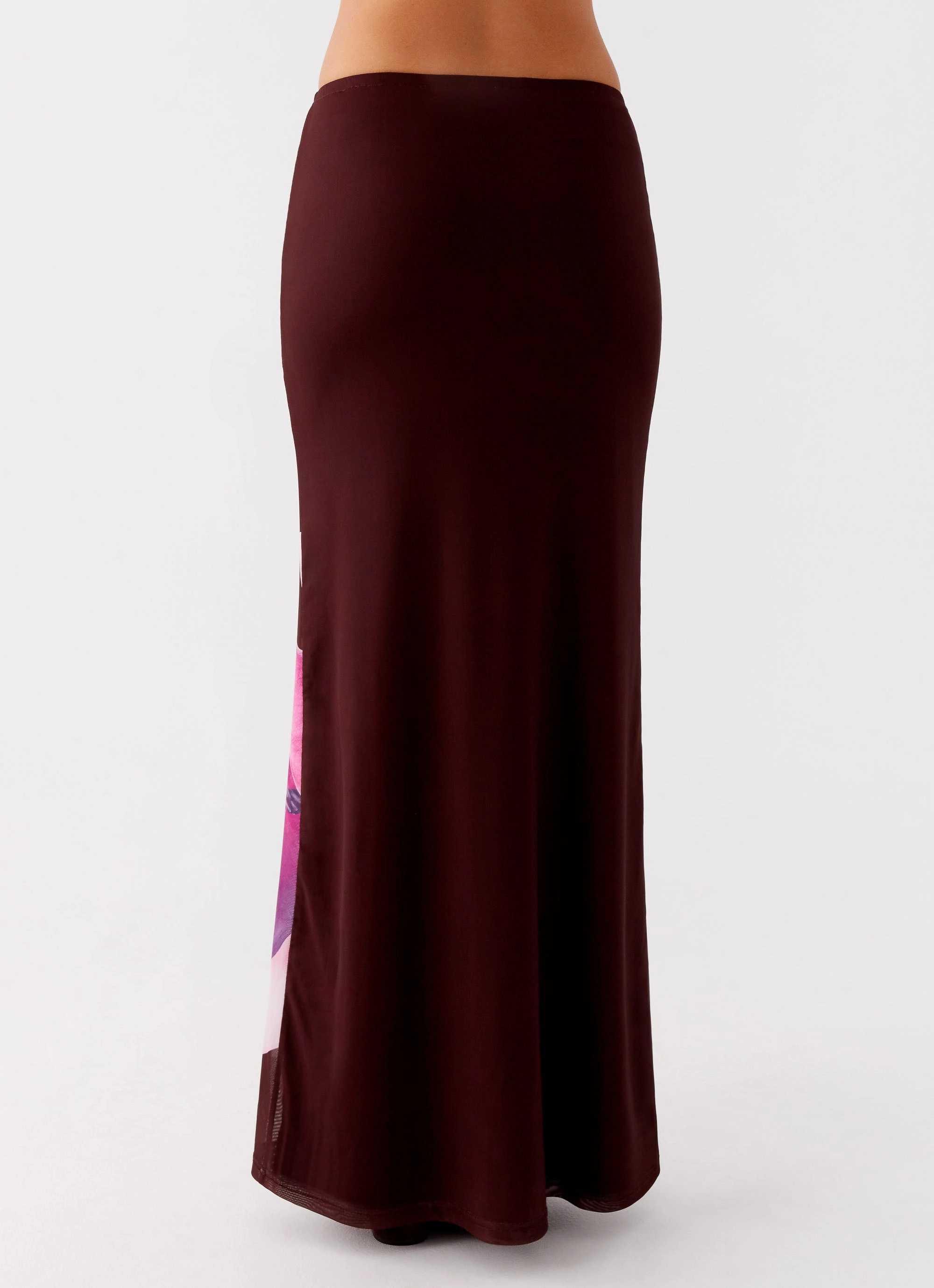 Athletic Comfort Alpha Maxi Skirt - Dark Chocolate