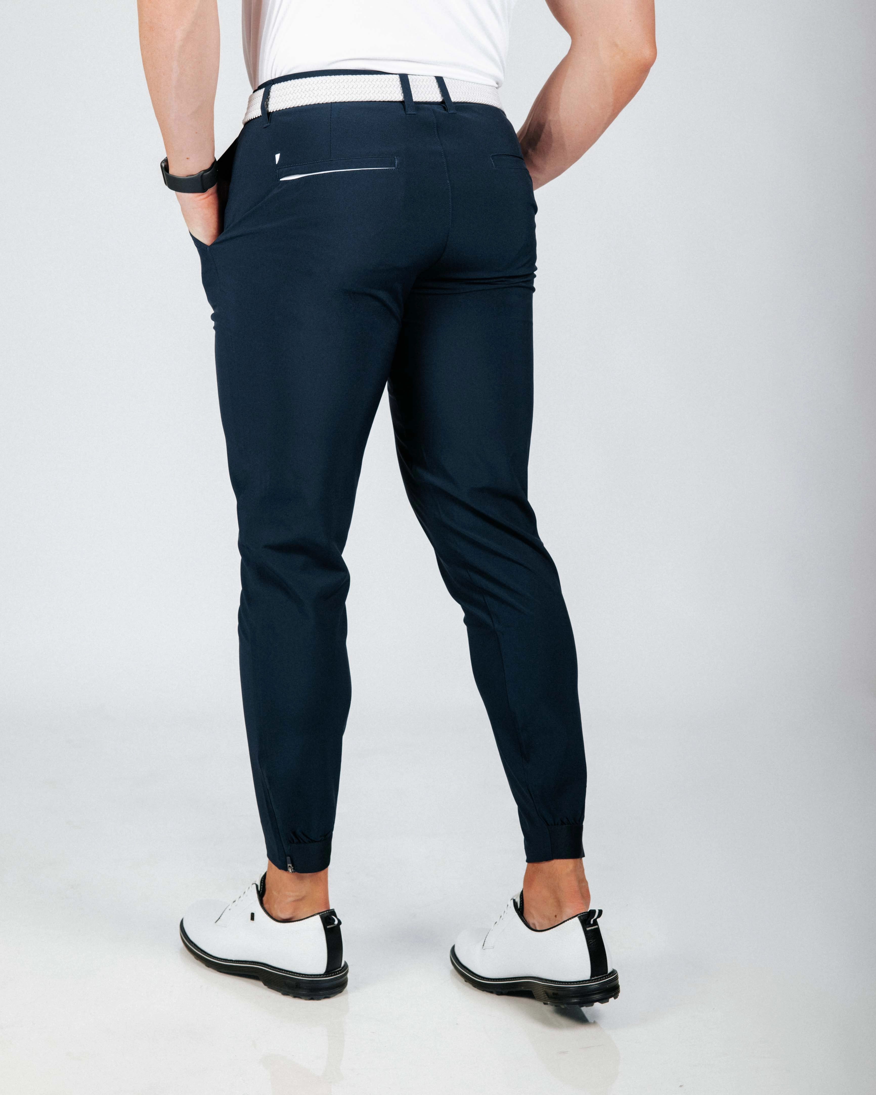 Men's Navy Blue Golf Jogger Chilly Day Ready ReinforcedHemline
