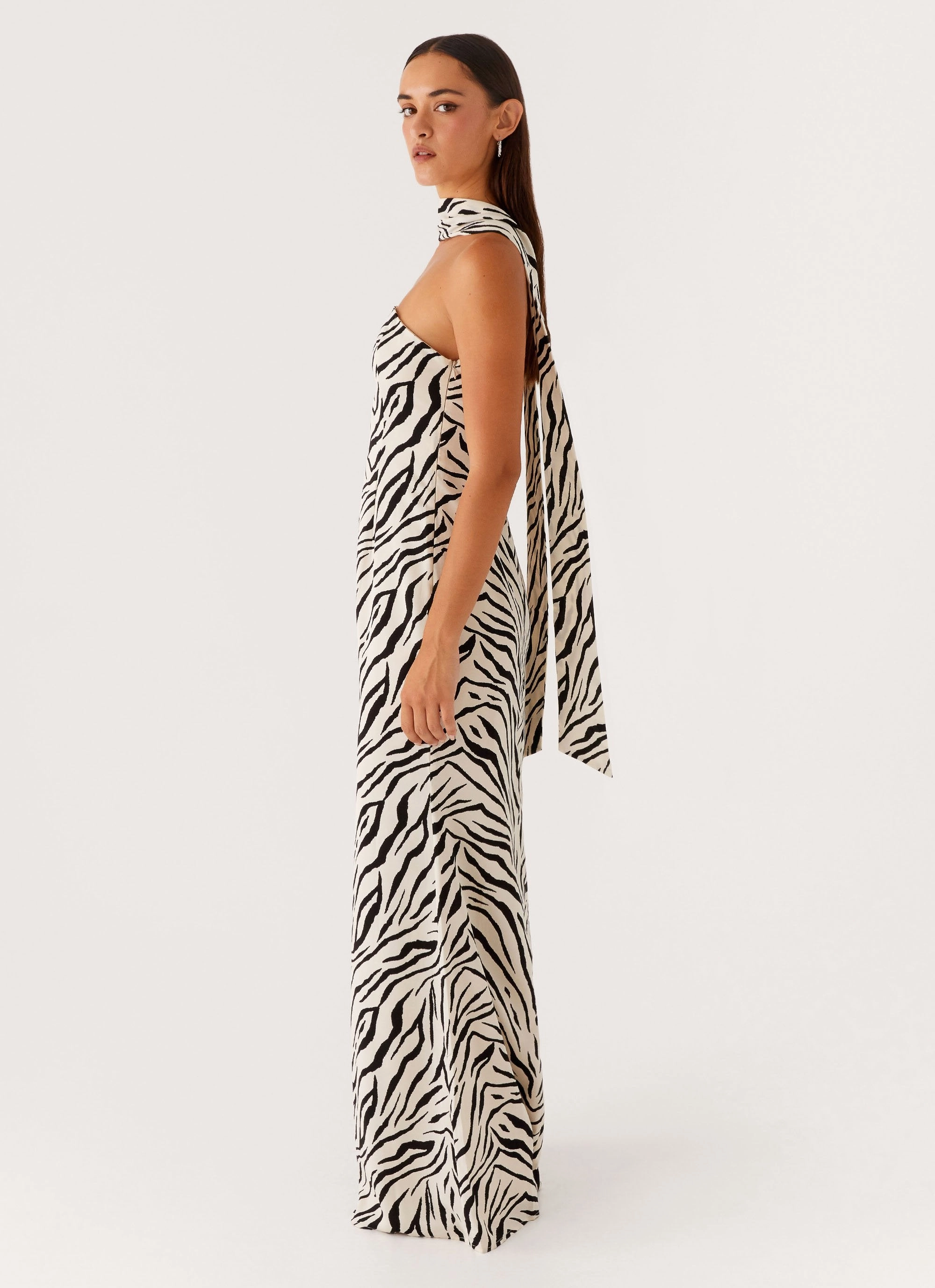 Jigsaw Strapless Maxi Dress - Zebra Cool Form