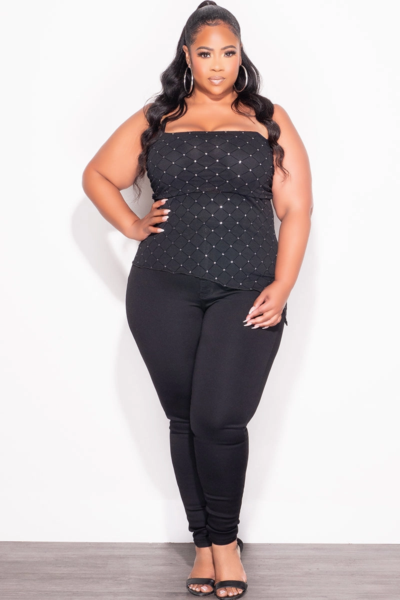 Final Sale Plus Size ??Lifting ?? Jeans in Black FlexibleStretchWeave