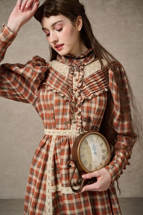 MARY 18 | VINTAGE LINEN DRESS GOWN breath easy Form Fitting