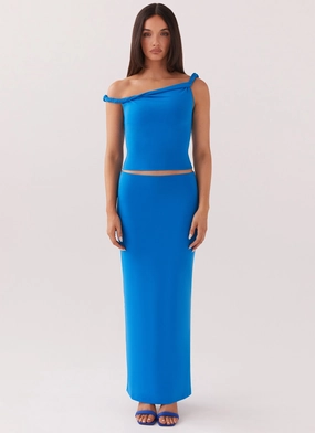 Solace Soul Maxi Skirt - Cobalt Compact Pack