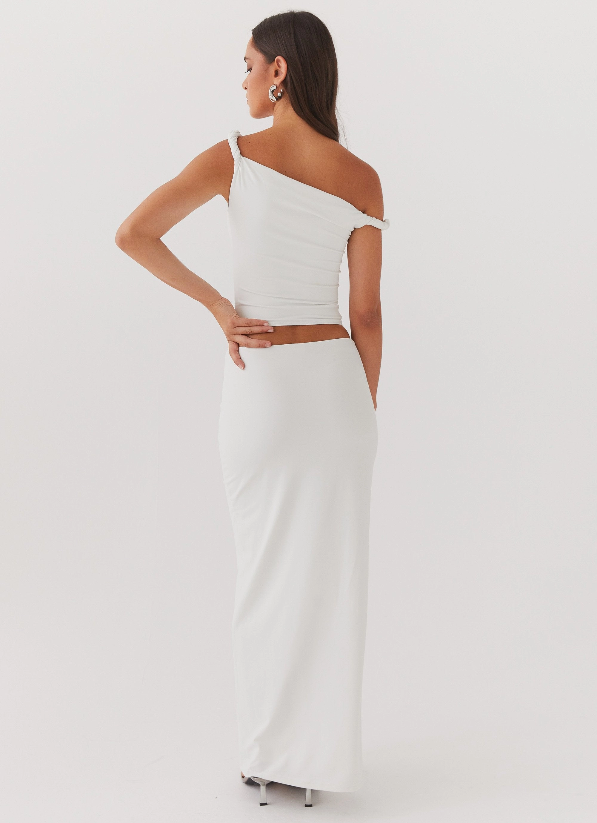 Compression Support Lining FlexibleMobilityDesign Solace Soul Maxi Skirt - Ivory
