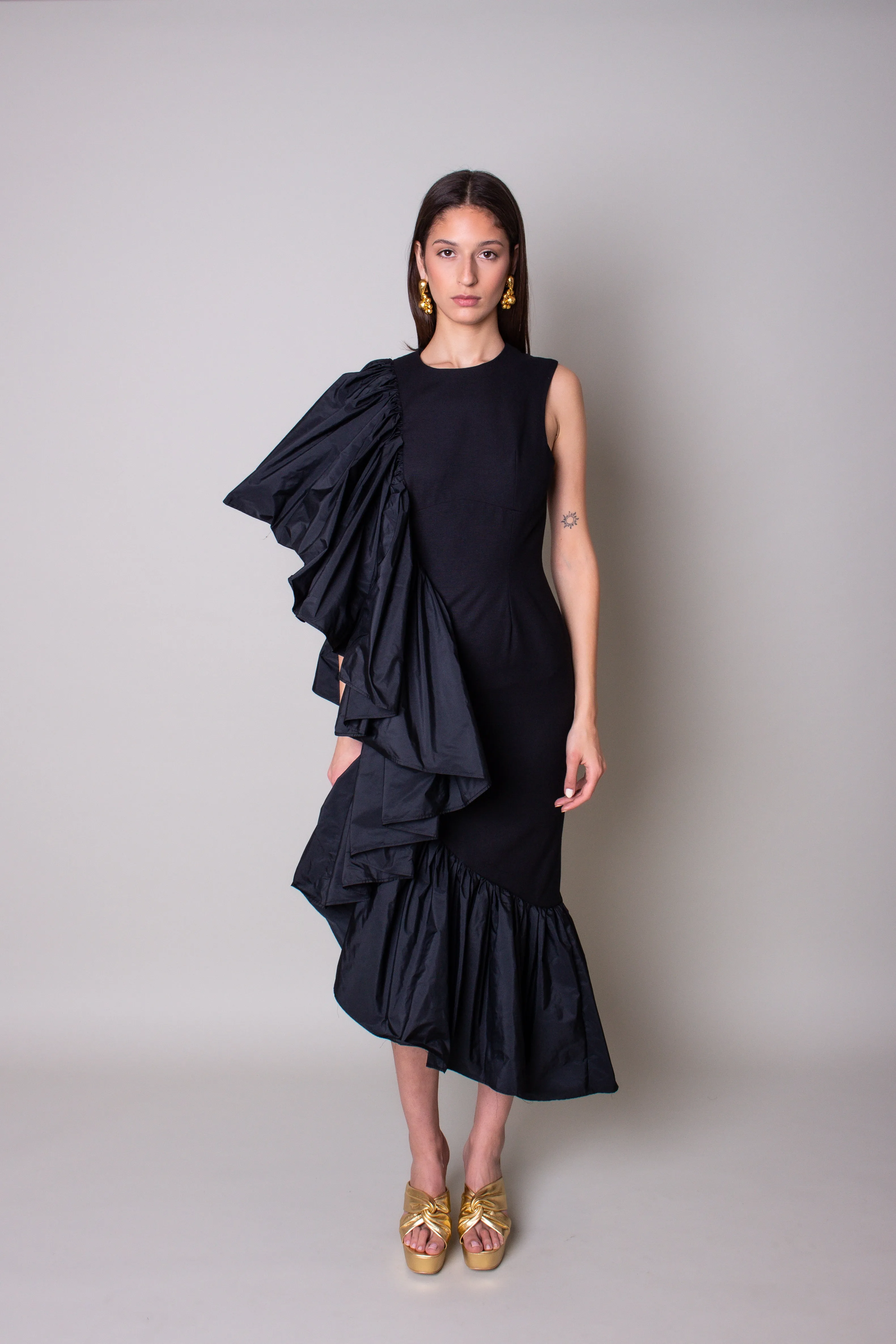 Flare Hem City Essential Soleil Des Tropiques Dress