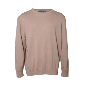 Solid Crewneck Rib Sweater