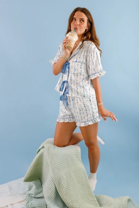 Something About Here Pajama Shorts Slimline Fit