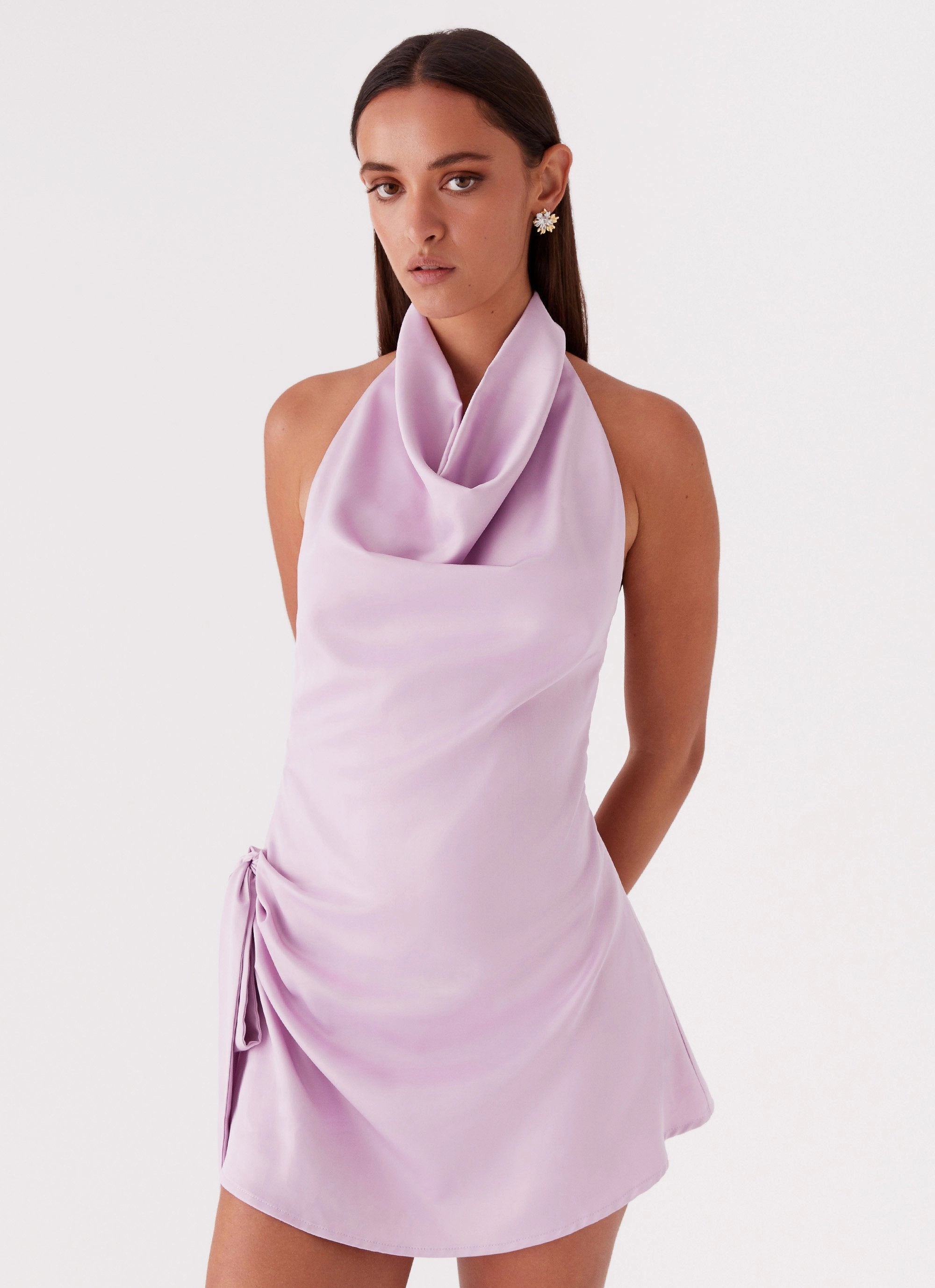 Something About You Mini Dress - Lilac Fit Easy Elegant Outline