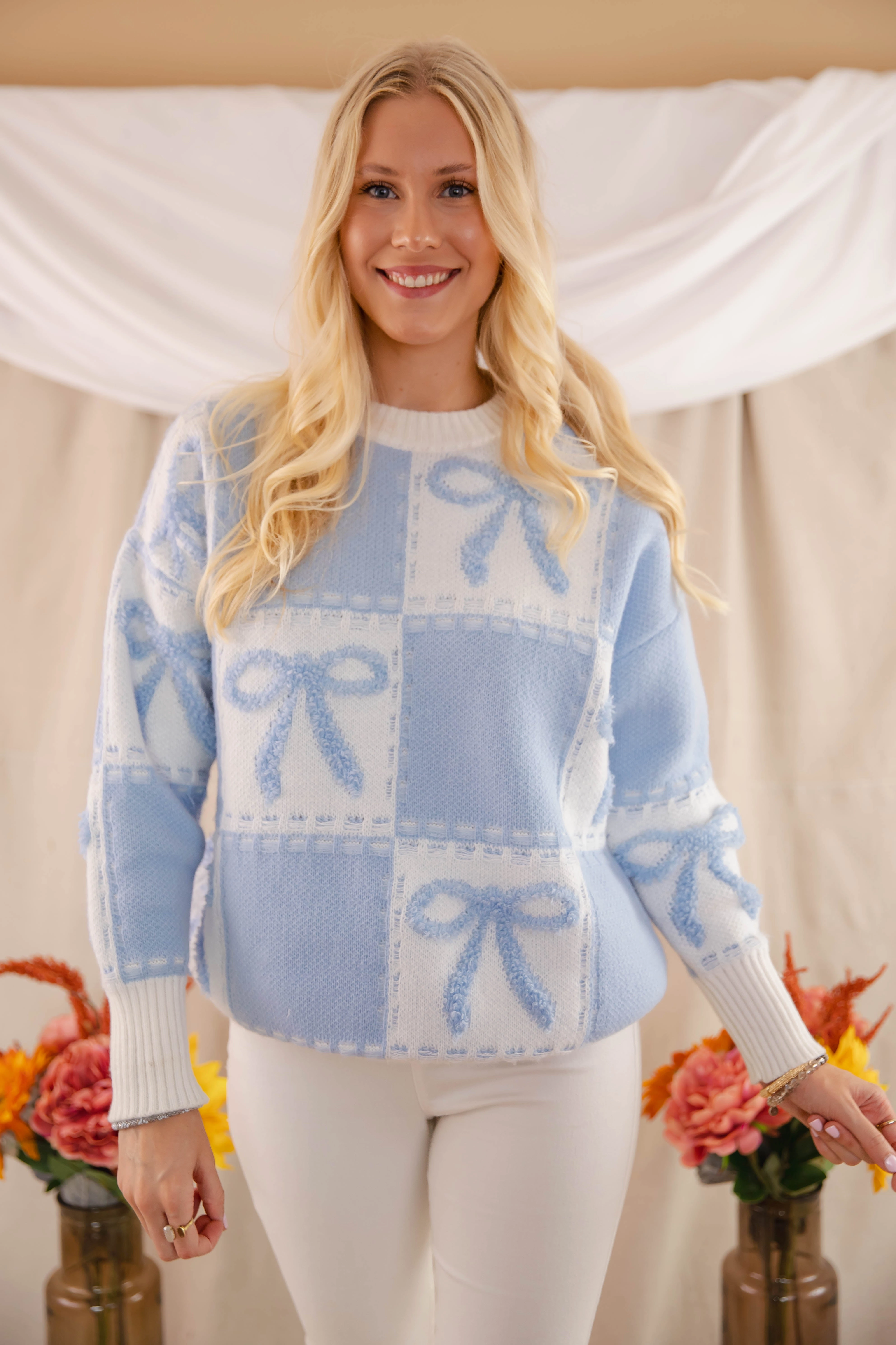 Something Timeless Sweater-Blue Hypoallergenic Fiber