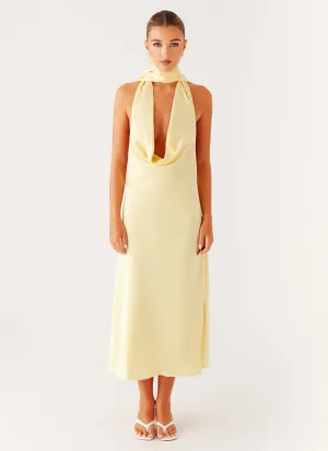 Fresh Outfit Sonny Midi Dress - Yellow