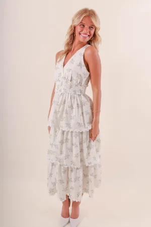 Something About Being With You Midi Dress Soft Neutral Work-to-Play Wear