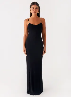 Casual Chic Serene Escape Maxi Dress - Black