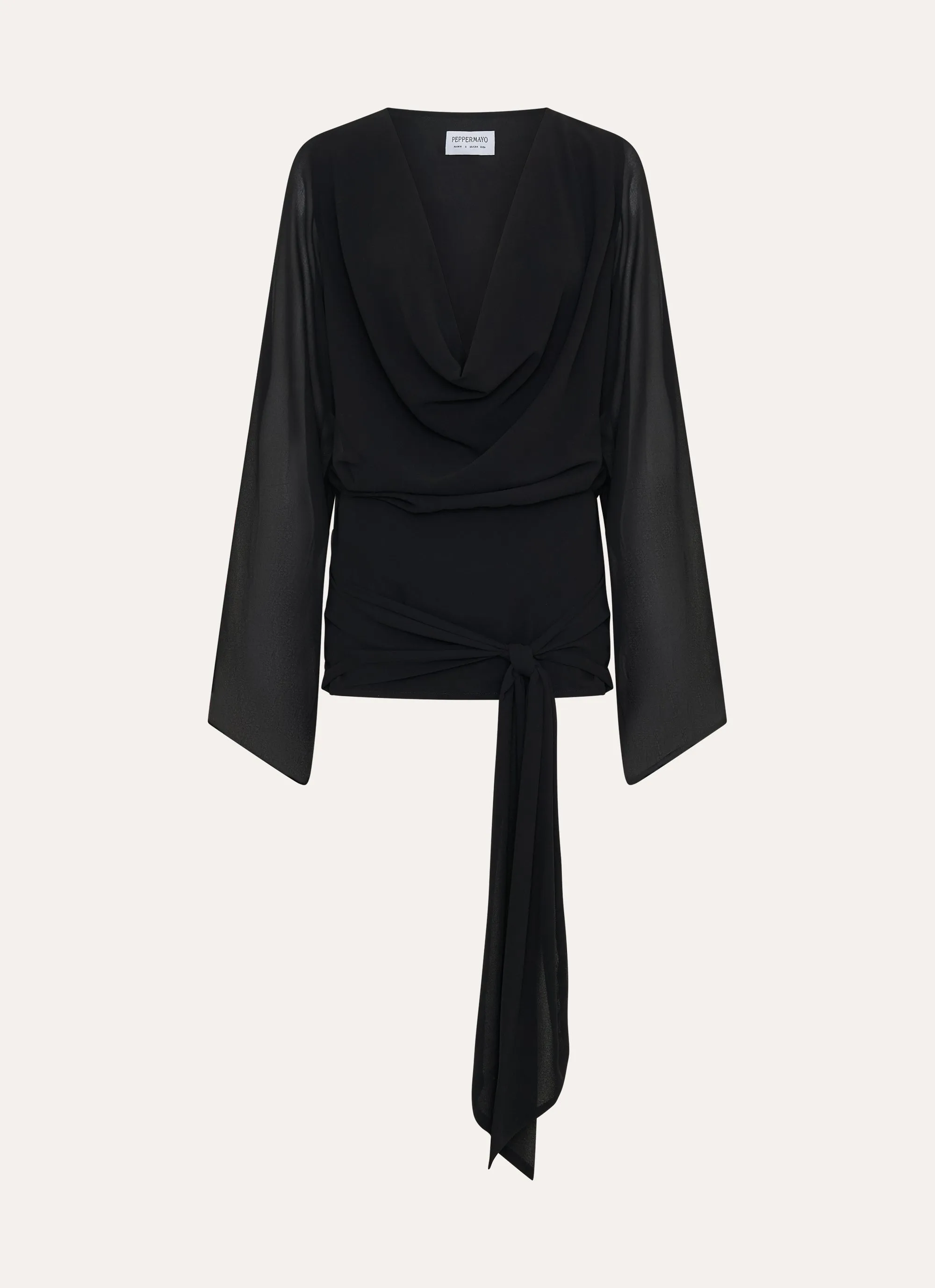 Warranty-Included Sorrel Long Sleeve Mini Dress - Black