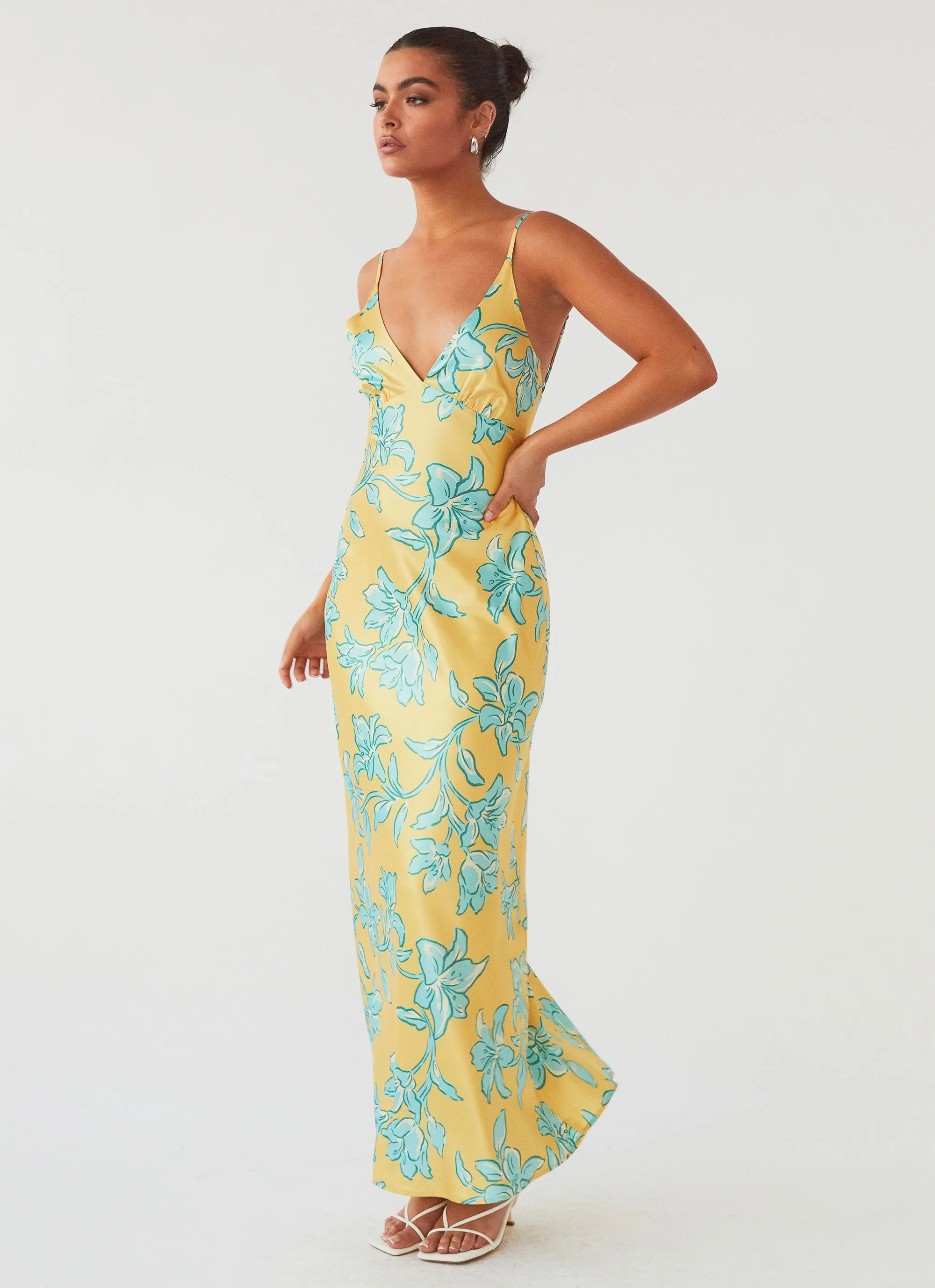 Sorrento Sun Maxi Dress - Golden Bloom Fall Fashion