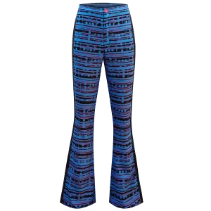 SPARKLE by KAREN CHAN x OLD MASTER Q【3 DOTS】Eco-Denim & Silk Bell Bottom Jeans (Regular Fit) (老夫子)