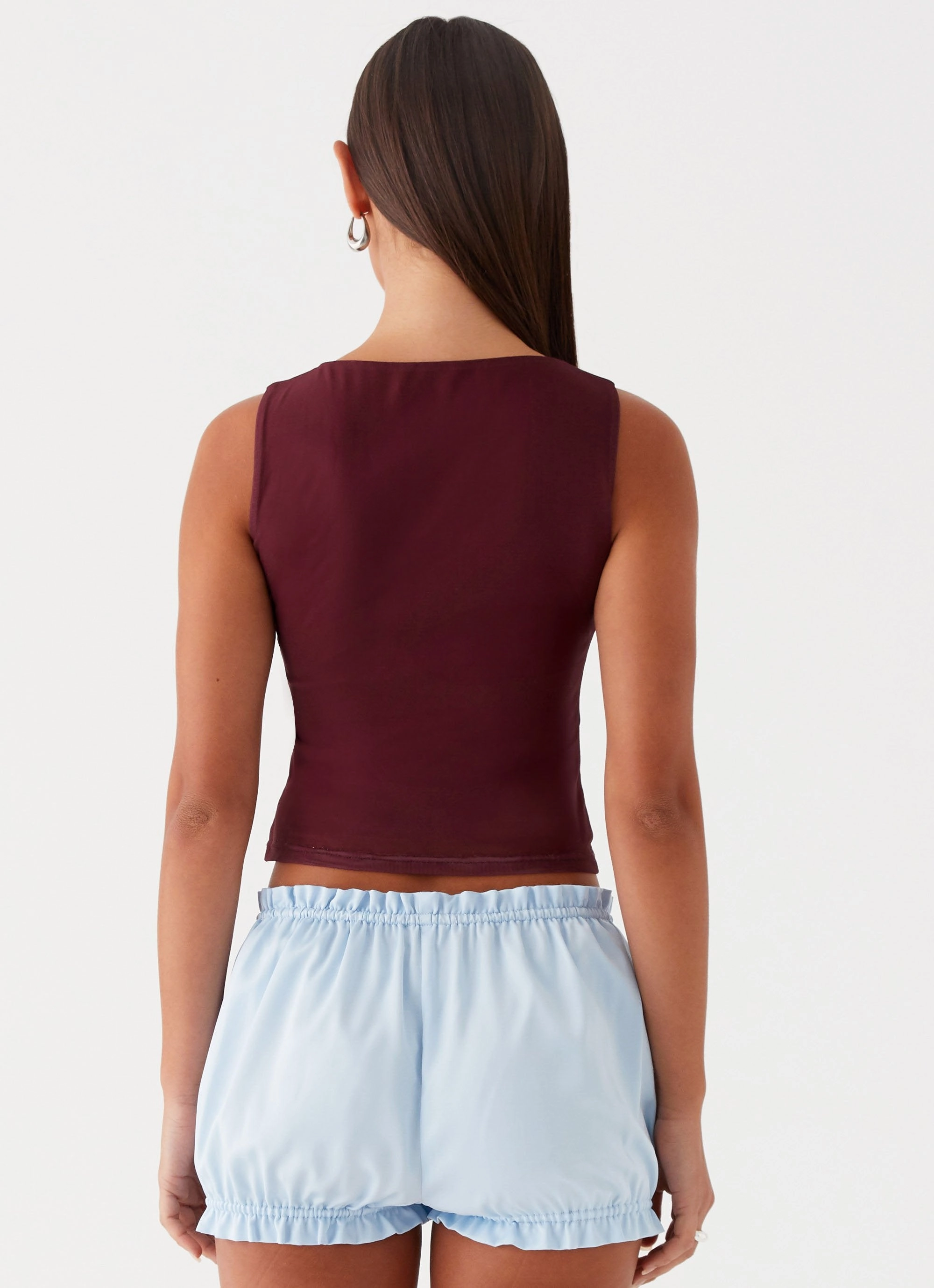 Speak Now Mesh Top - Brown summer look