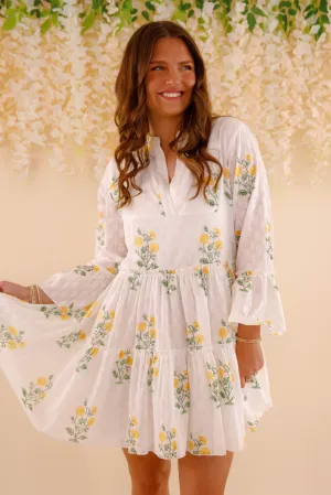 Speaking My Language Dress Unique Print Sharp Finish
