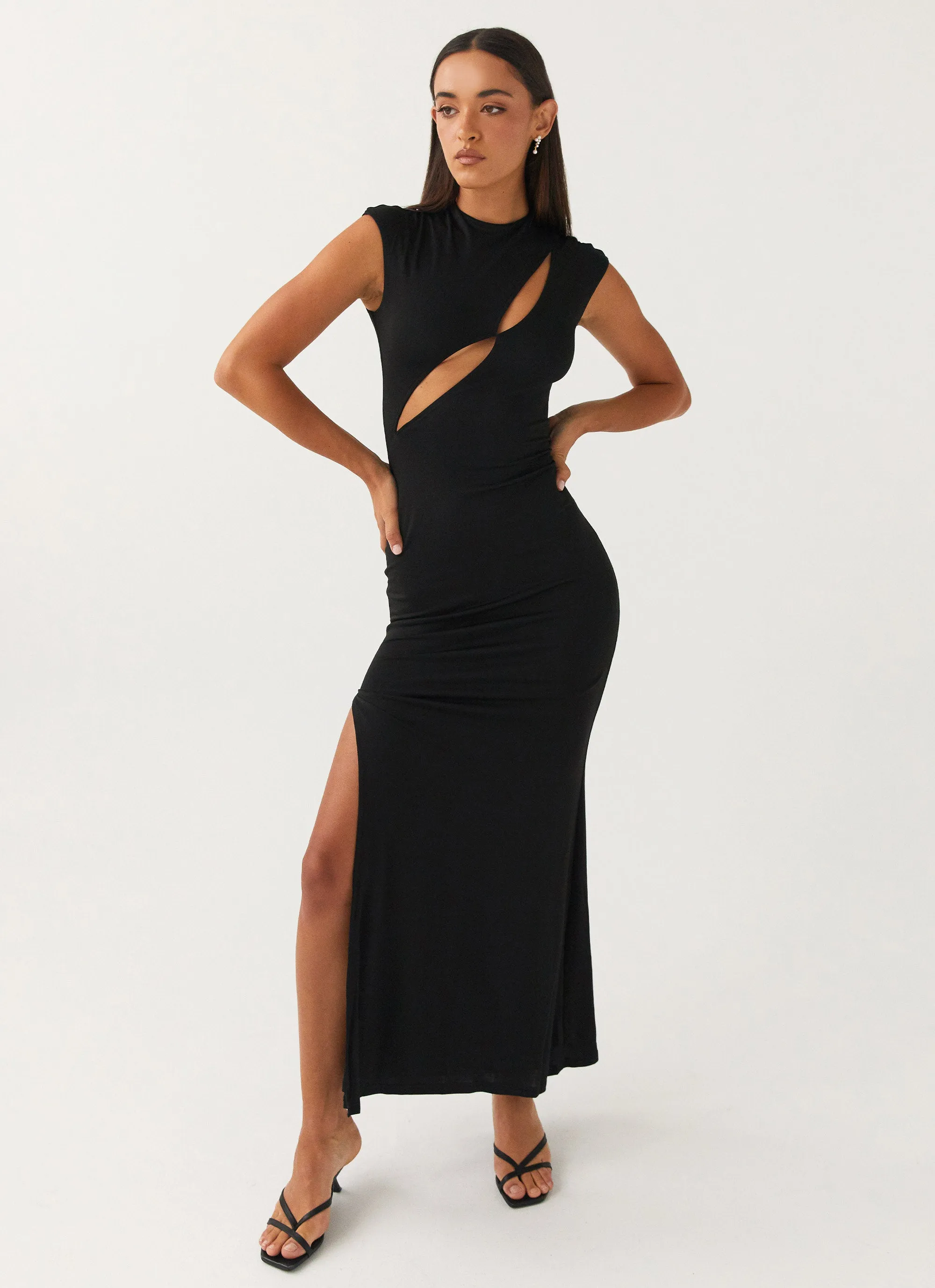 Special Affair Maxi Dress - Black All-season Night Vibes
