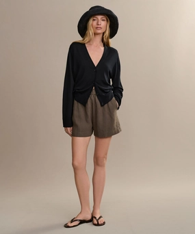 Linen Logan Short No Sagging Minimal Design
