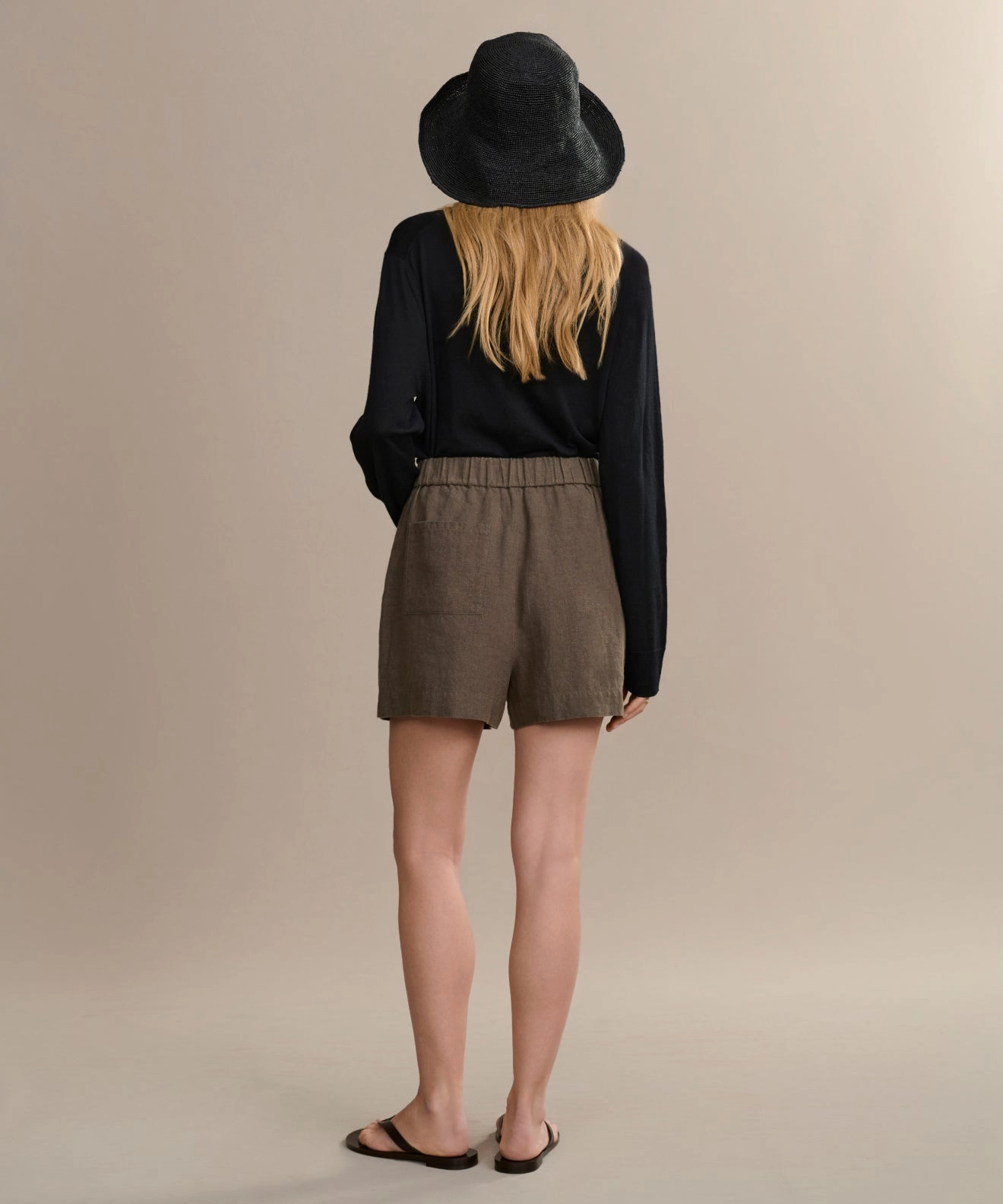 relaxed shape Linen Logan Short