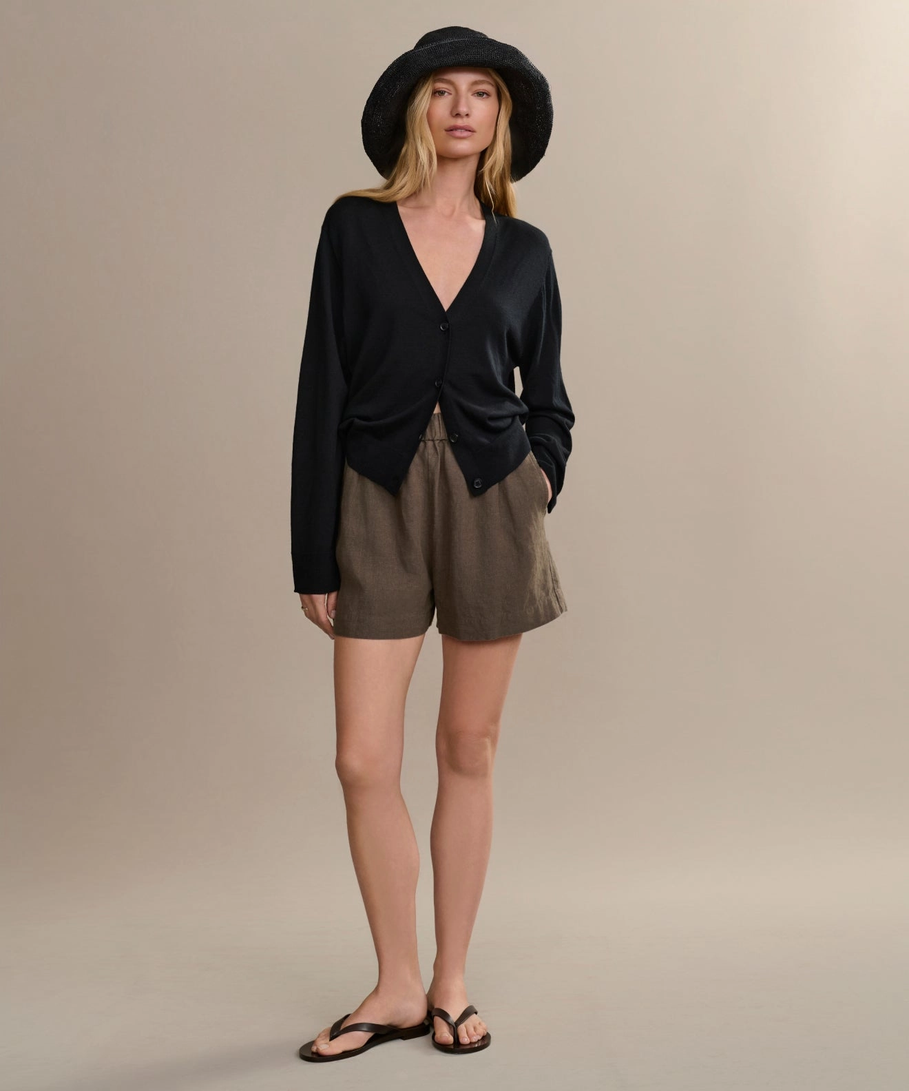 Linen Logan Short No Sagging Minimal Design