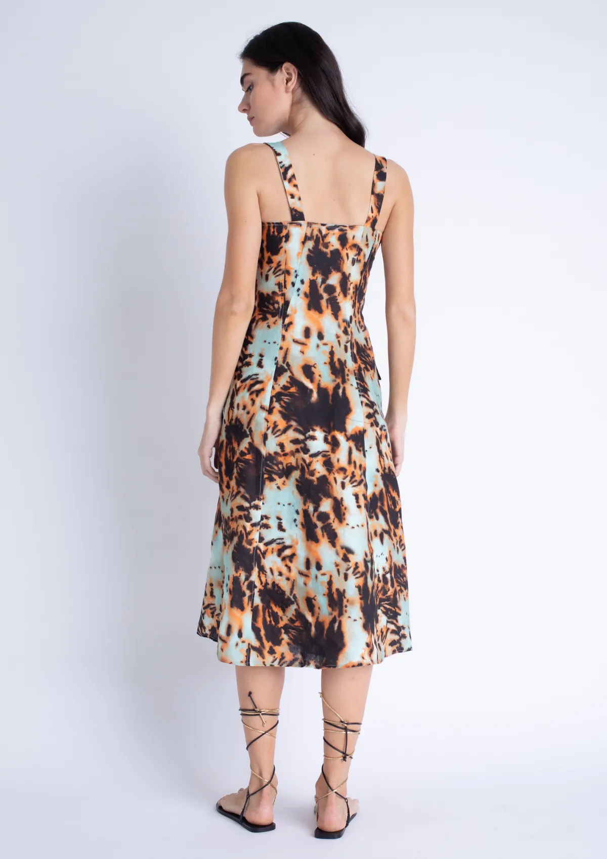 Lexi Print Maxi Dress Comfortable Design Wear Relax Draping