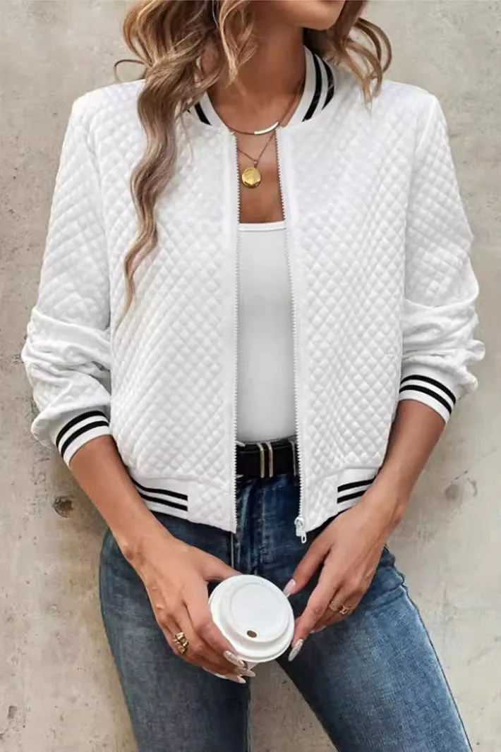 Sportswear Zipper Baseball Jacket