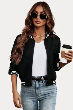 Sportswear Zipper Baseball Jacket