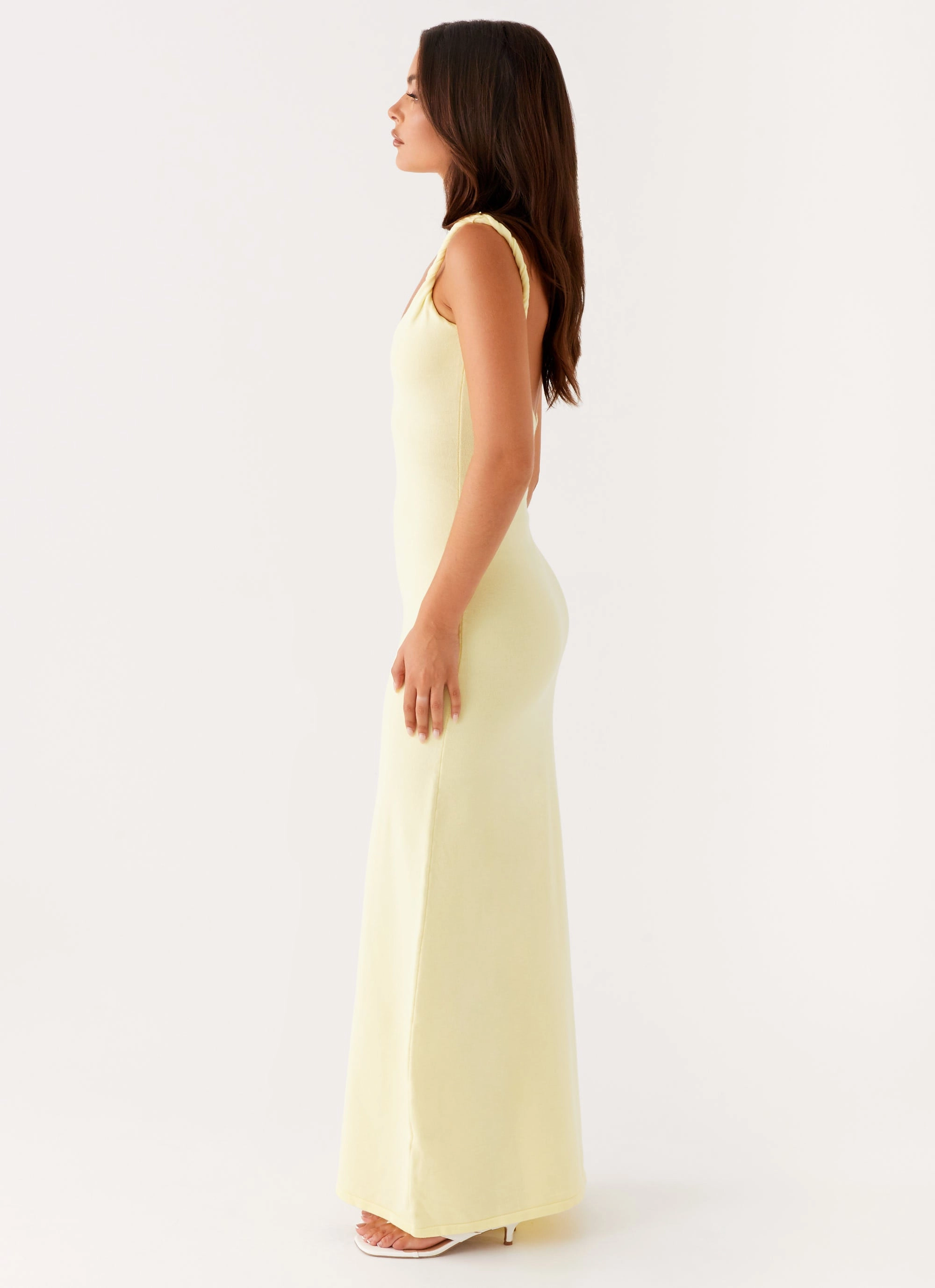 Sheer Element Anastasia Maxi Dress - Yellow