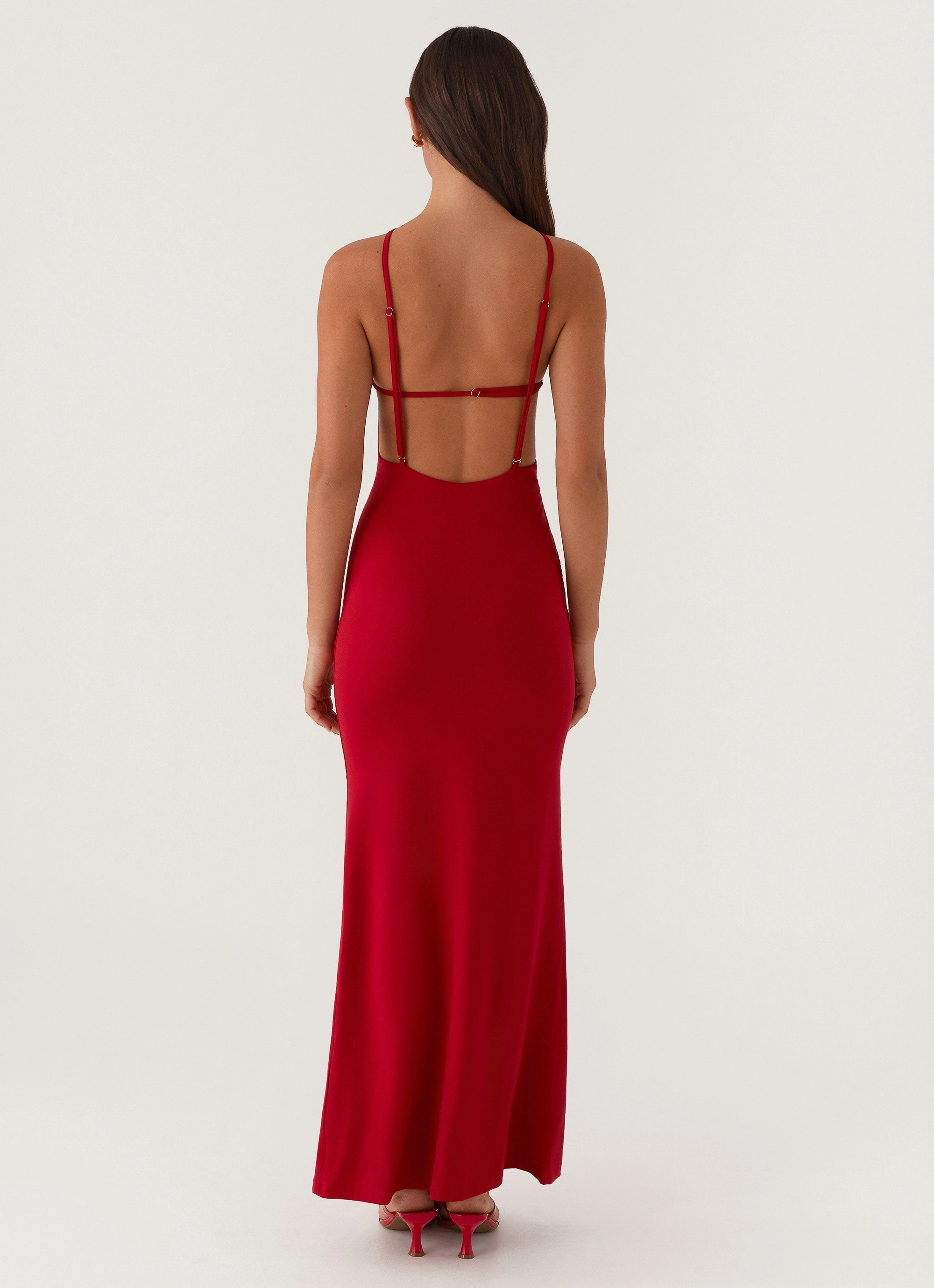 Grow Together Maxi Dress - Red Breathable Quick Layer