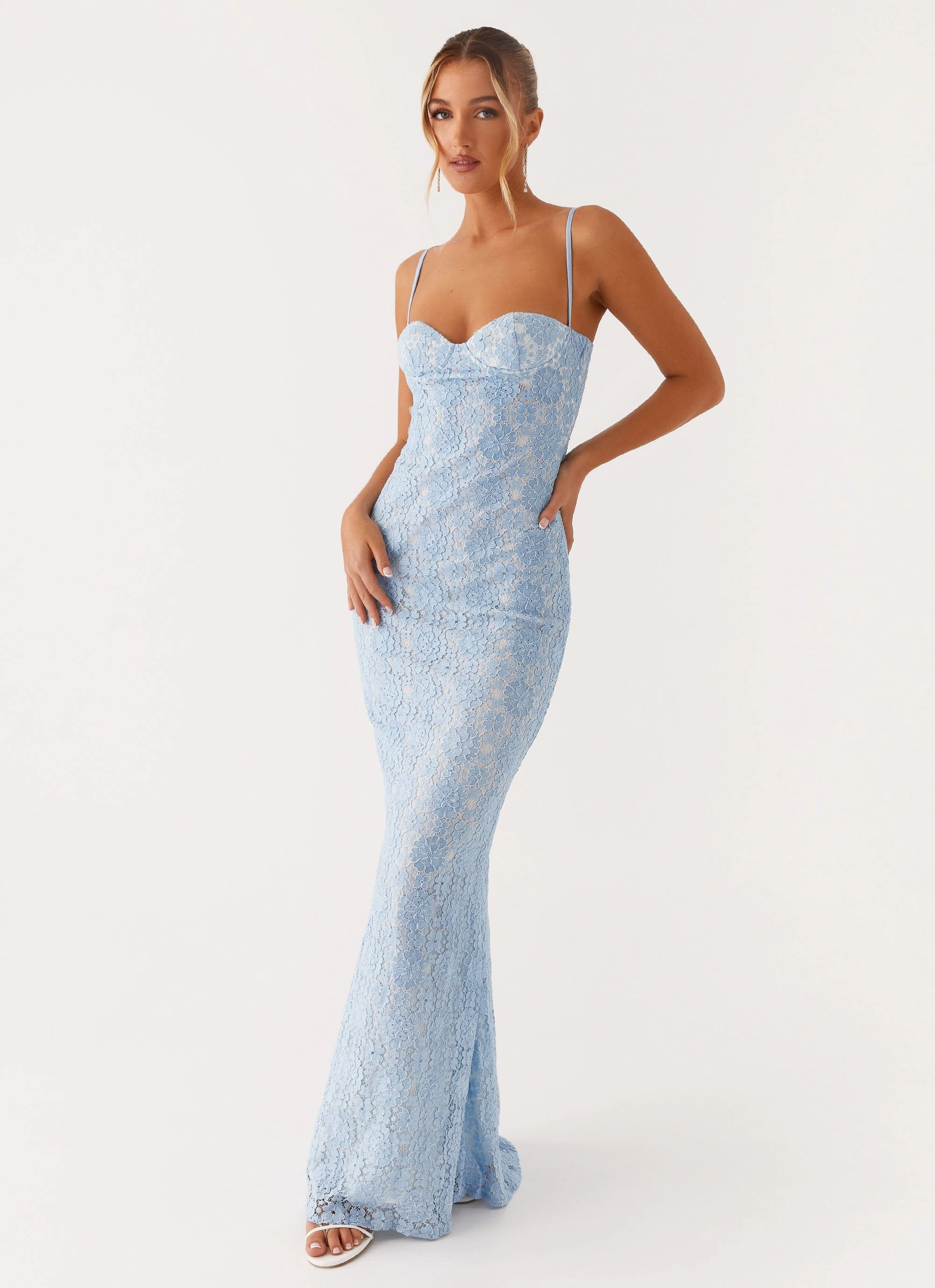 Comfortable Silhouette Ready Anytime Sonia Maxi Dress - Blue