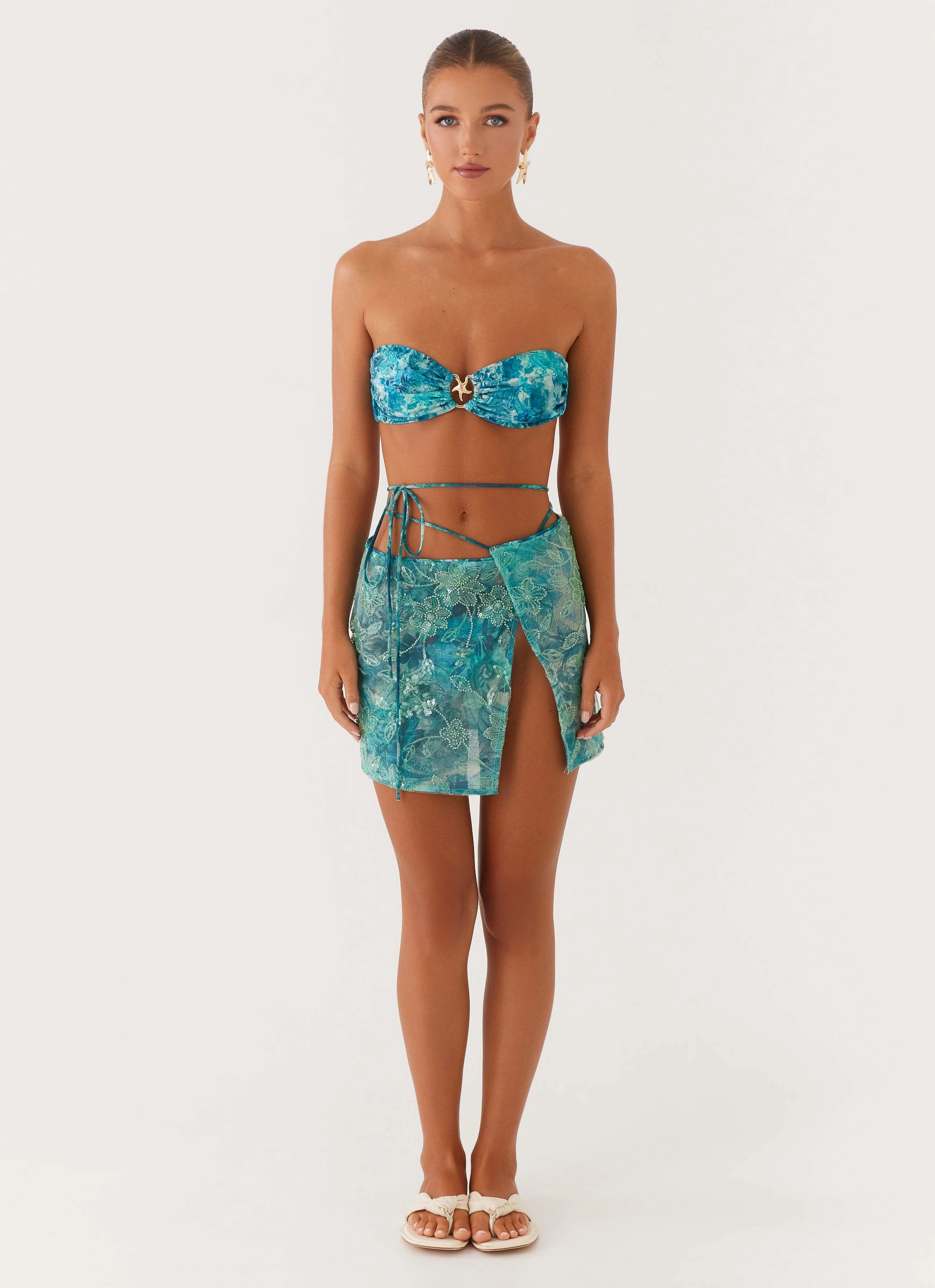 Performance Design Stacie Mini Skirt - Teal