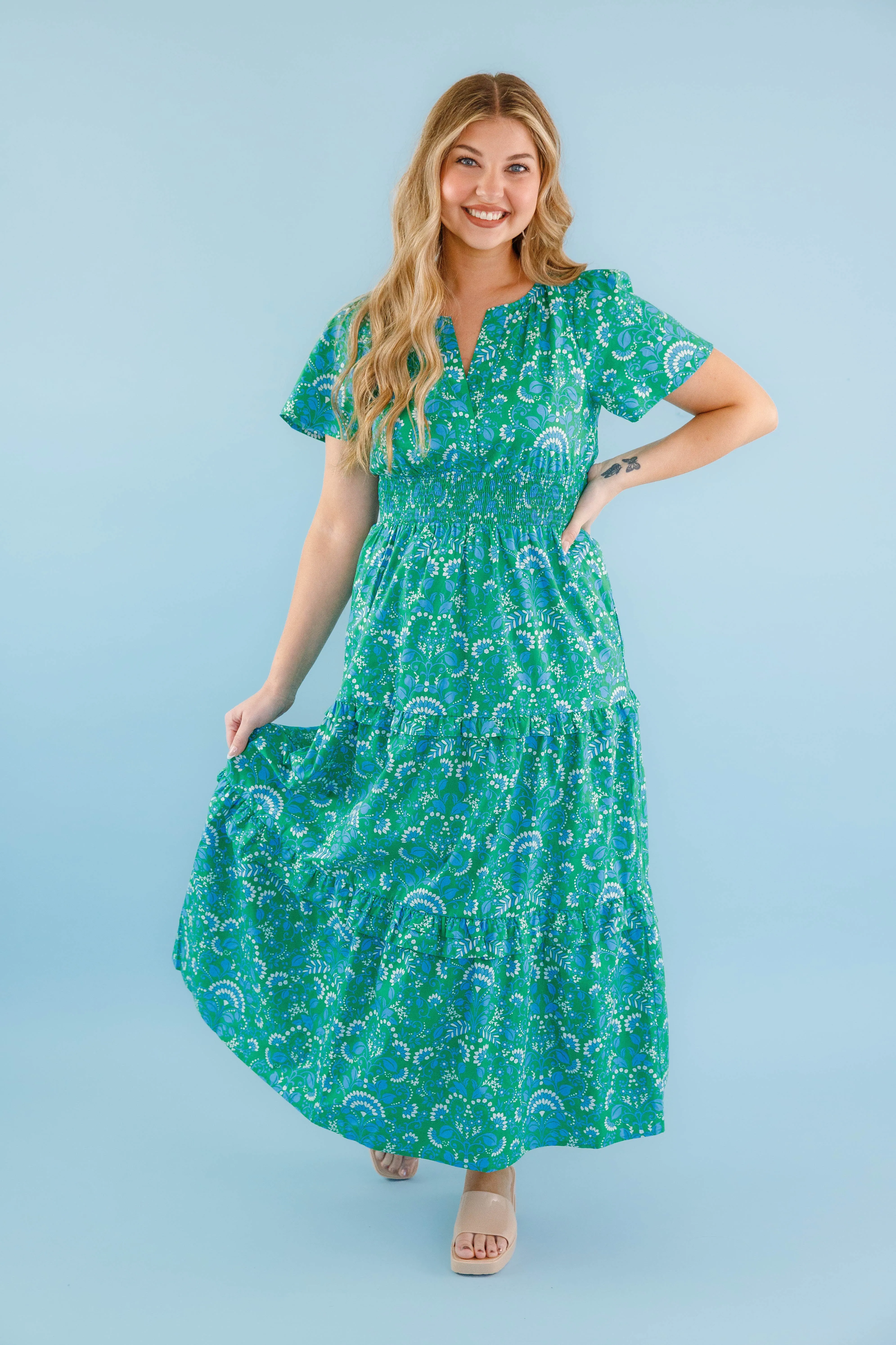 I Can Feel It Maxi Dress Natural Silhouette Fashion Mix