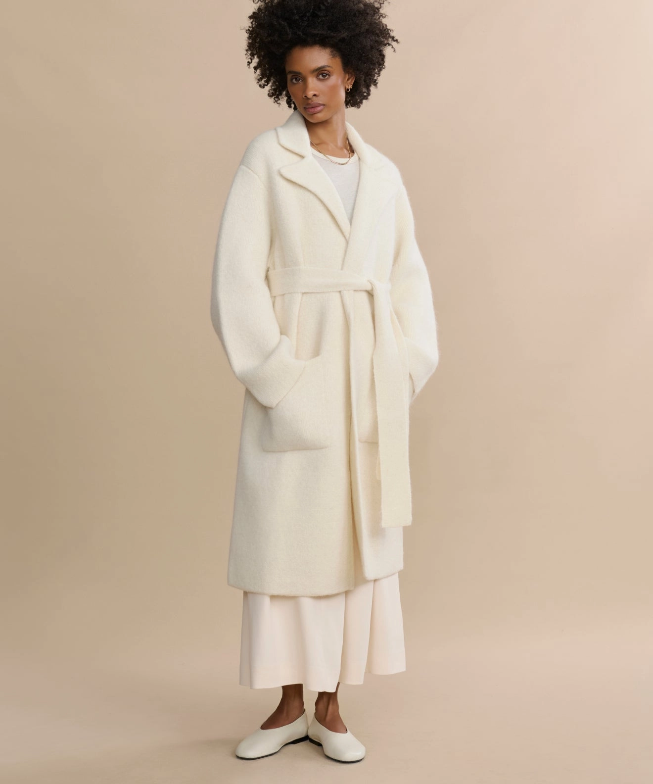 Jessica Sweater Coat Durable Double Stitching Designer Inspired