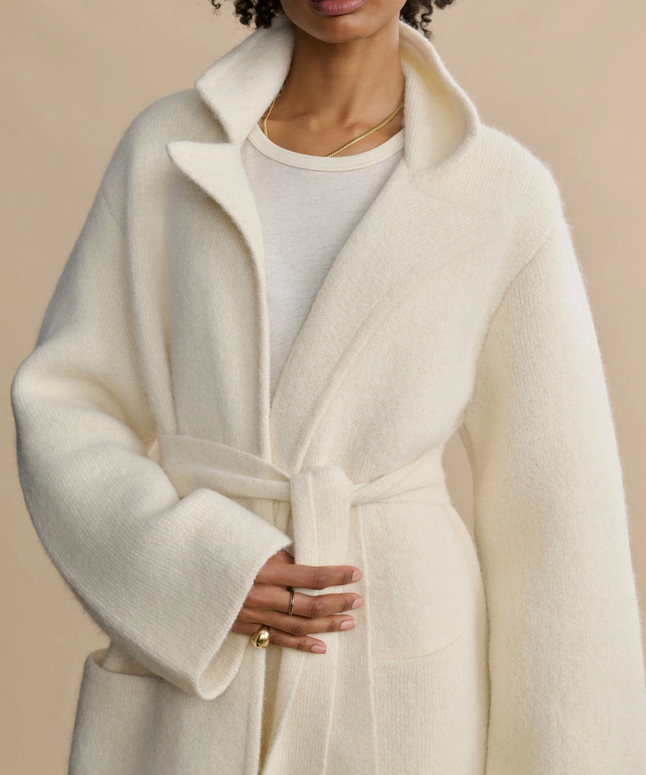 Lightweight insulation Odor Control Finish Jessica Sweater Coat