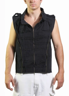 Steampunk Vest FourWay Stretch Fabric