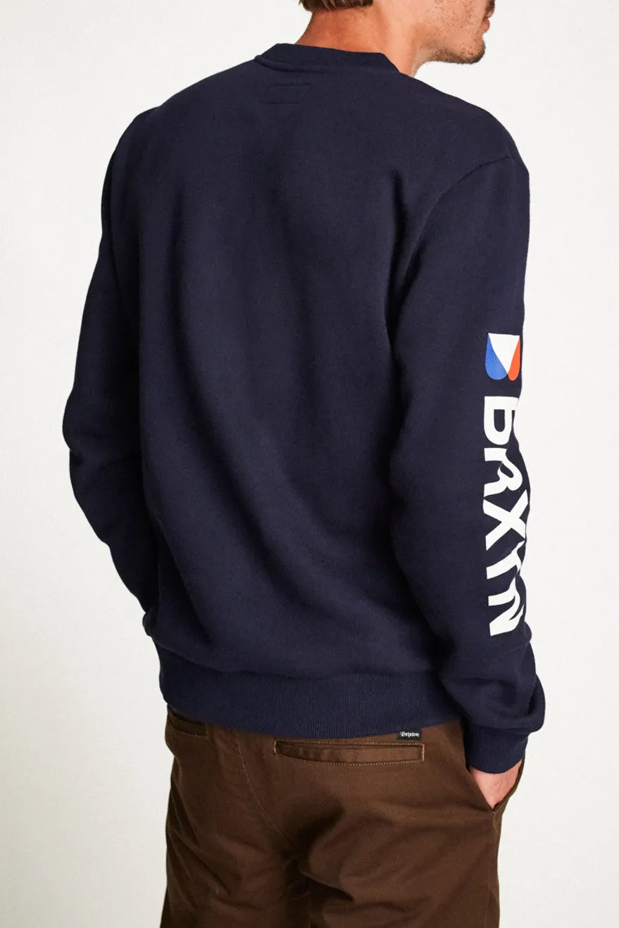 Stowell II Crew Fleece - Navy