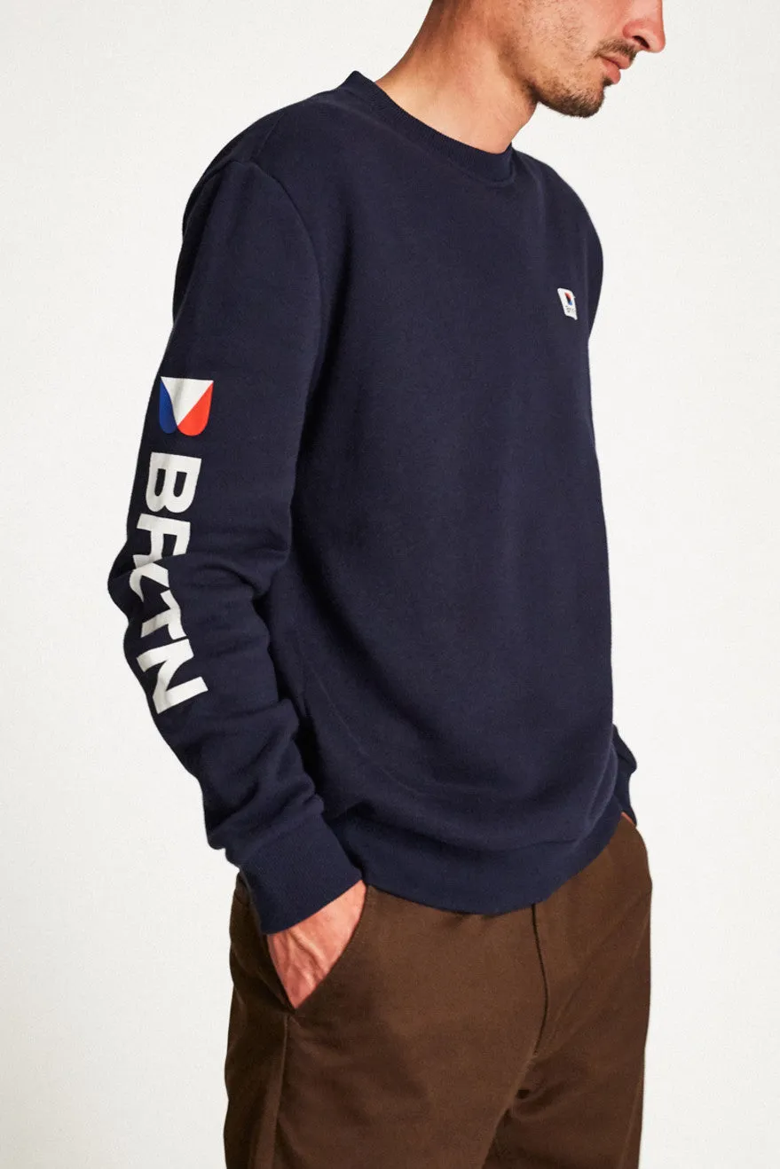 Stowell II Crew Fleece - Navy
