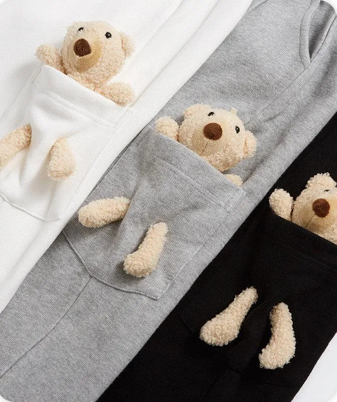 Straight Drawstring Knit Sweatpants